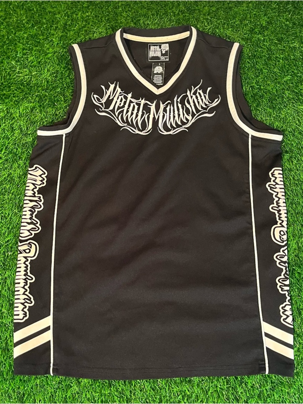 Embroidered VTG Y2K Style Metal Mulisha Grunge Tank Top Mens Size Small